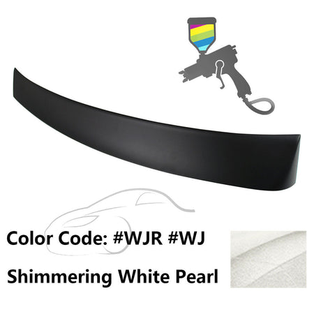 2010 - 2015 Hyundai Elantra OE Style Rear Roof Spoiler ABSPainted WJR Shimmering White PearlIkon Motorsports