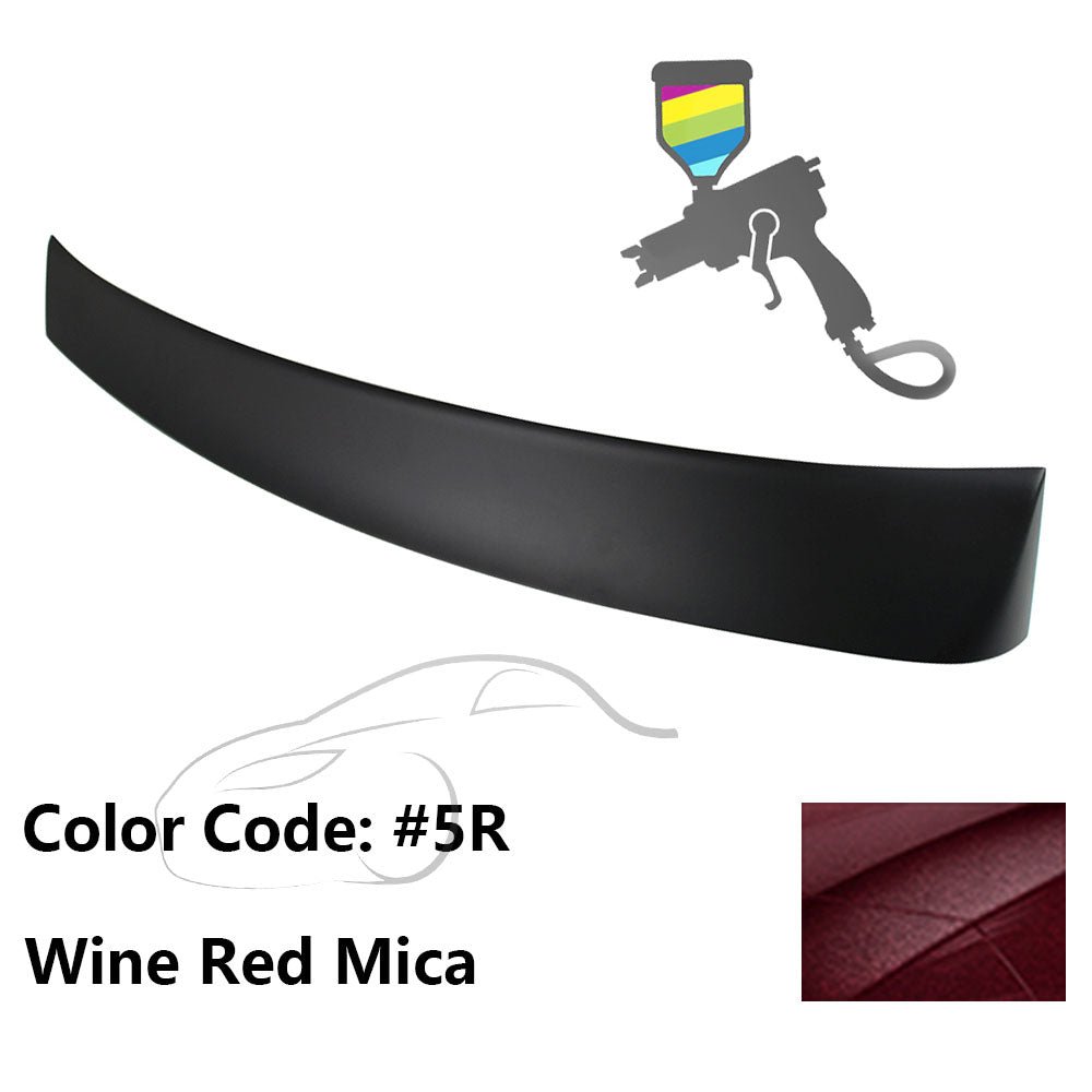 2010 - 2015 Hyundai Elantra OE Style Rear Roof Spoiler ABSPainted 5R Wine Red MicaIkon Motorsports
