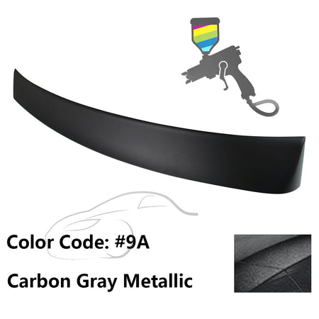 2010 - 2015 Hyundai Elantra OE Style Rear Roof Spoiler ABSPainted 9A Carbon Gray MetallicIkon Motorsports
