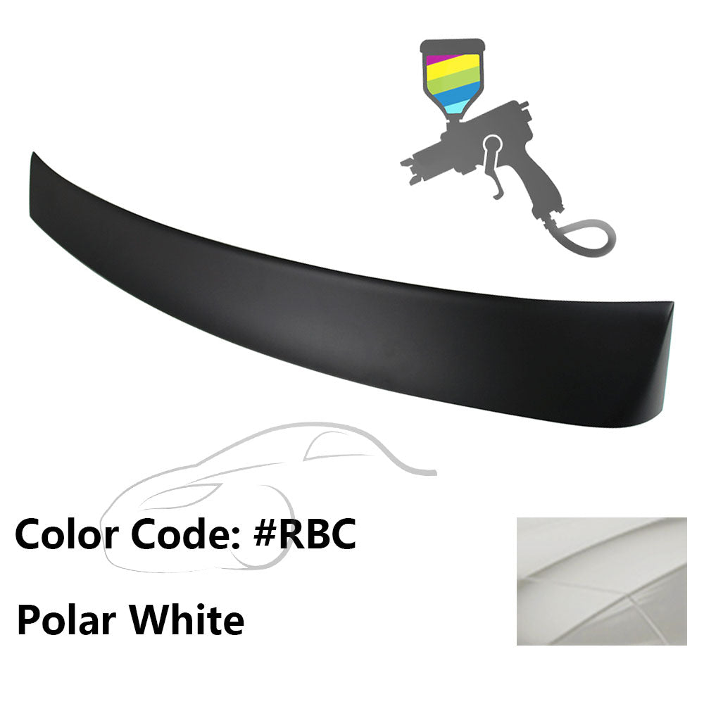 2010 - 2015 Hyundai Elantra OE Style Rear Roof Spoiler ABSPainted RBC Polar WhiteIkon Motorsports