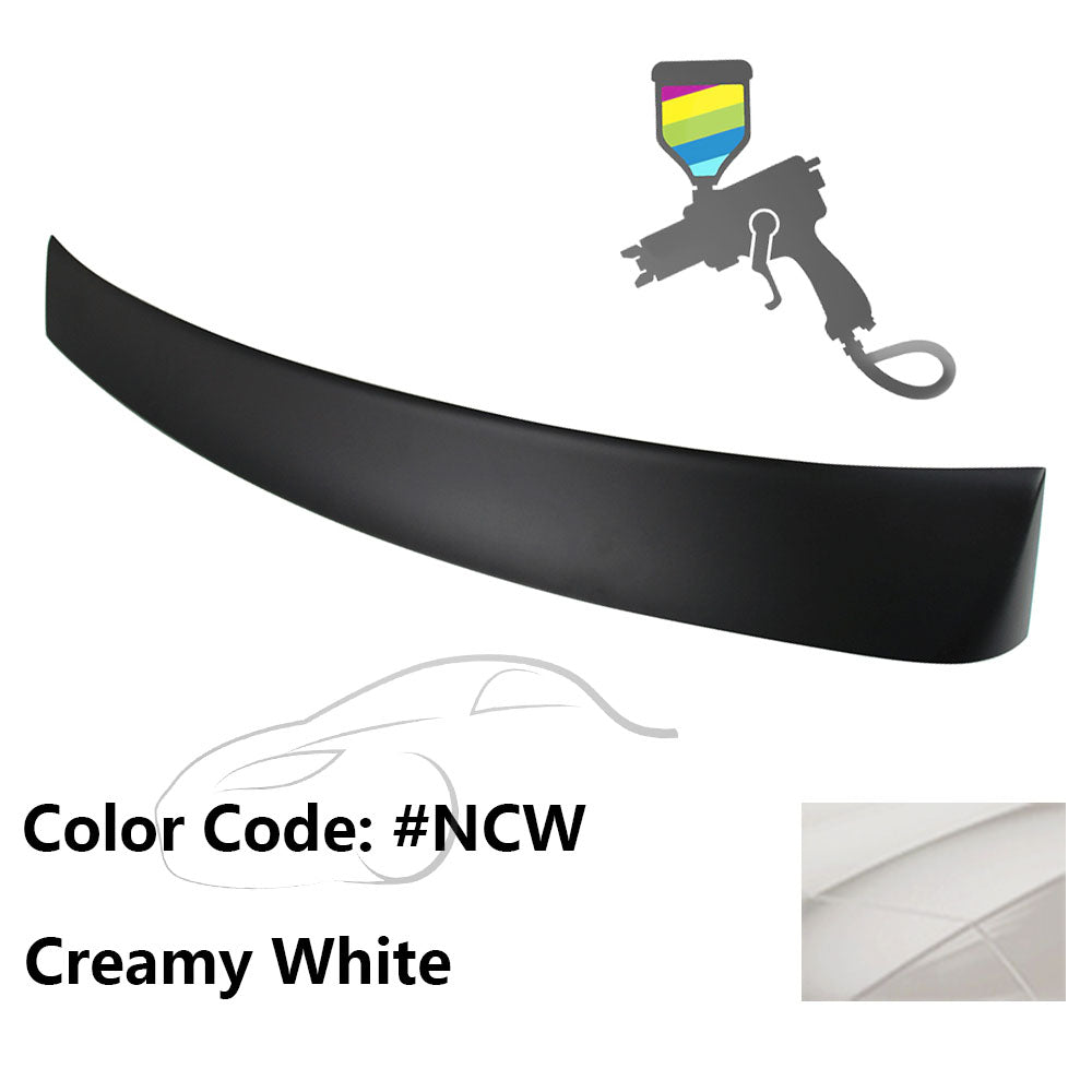 2010 - 2015 Hyundai Elantra OE Style Rear Roof Spoiler ABSPainted NCW Creamy WhiteIkon Motorsports