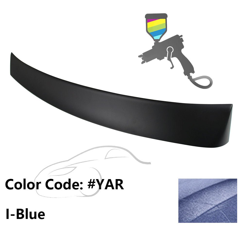 2010 - 2015 Hyundai Elantra OE Style Rear Roof Spoiler ABSPainted YAR I - BlueIkon Motorsports