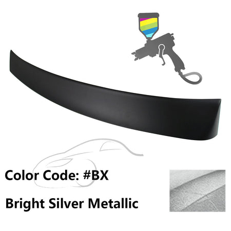 2010 - 2015 Hyundai Elantra OE Style Rear Roof Spoiler ABSPainted BX Bright Silver MetallicIkon Motorsports