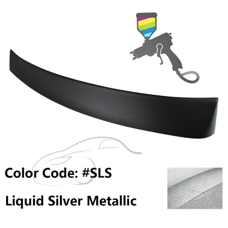 2010 - 2015 Hyundai Elantra OE Style Rear Roof Spoiler ABSPainted SLS Liquid Silver MetallicIkon Motorsports