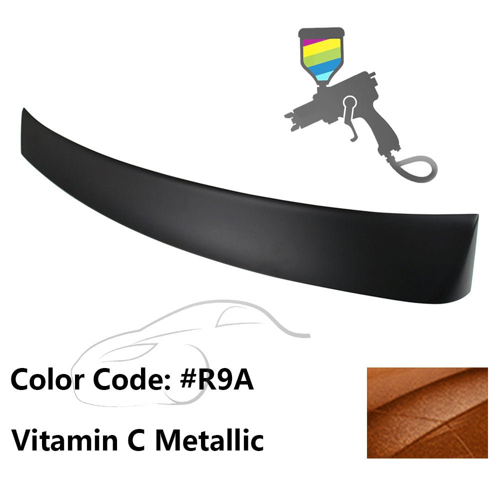 2010 - 2015 Hyundai Elantra OE Style Rear Roof Spoiler ABSPainted R9A Vitamin C MetallicIkon Motorsports