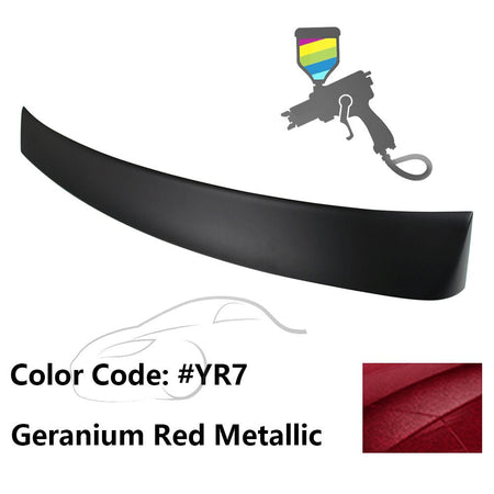 2010 - 2015 Hyundai Elantra OE Style Rear Roof Spoiler ABSPainted YR7 Geranium Red MetallicIkon Motorsports