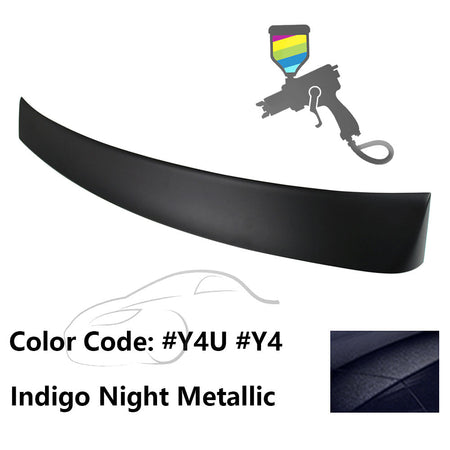 2010 - 2015 Hyundai Elantra OE Style Rear Roof Spoiler ABSPainted Y4U Indigo Night MetallicIkon Motorsports