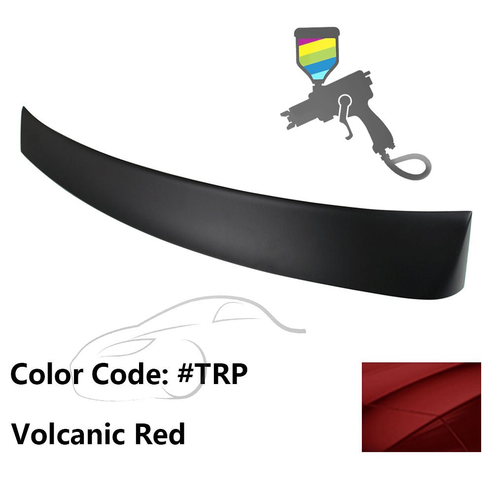 2010 - 2015 Hyundai Elantra OE Style Rear Roof Spoiler ABSPainted TRP Volcanic RedIkon Motorsports