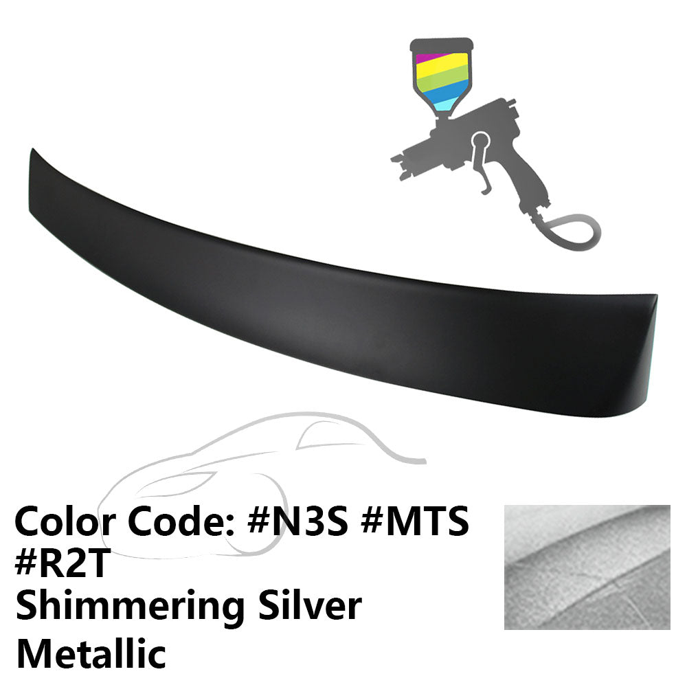 2010 - 2015 Hyundai Elantra OE Style Rear Roof Spoiler ABSPainted N3S Shimmering Silver MetallicIkon Motorsports