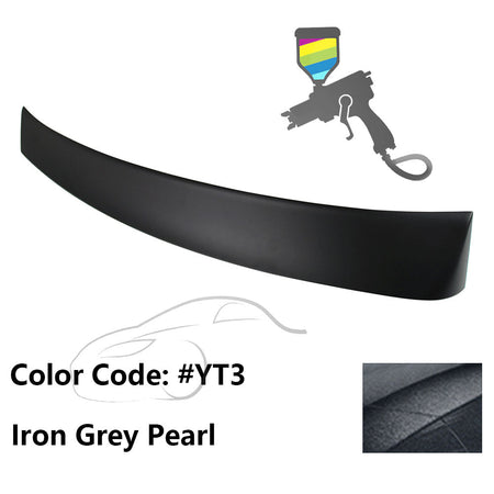 2010 - 2015 Hyundai Elantra OE Style Rear Roof Spoiler ABSPainted YT3 Iron Grey PearlIkon Motorsports