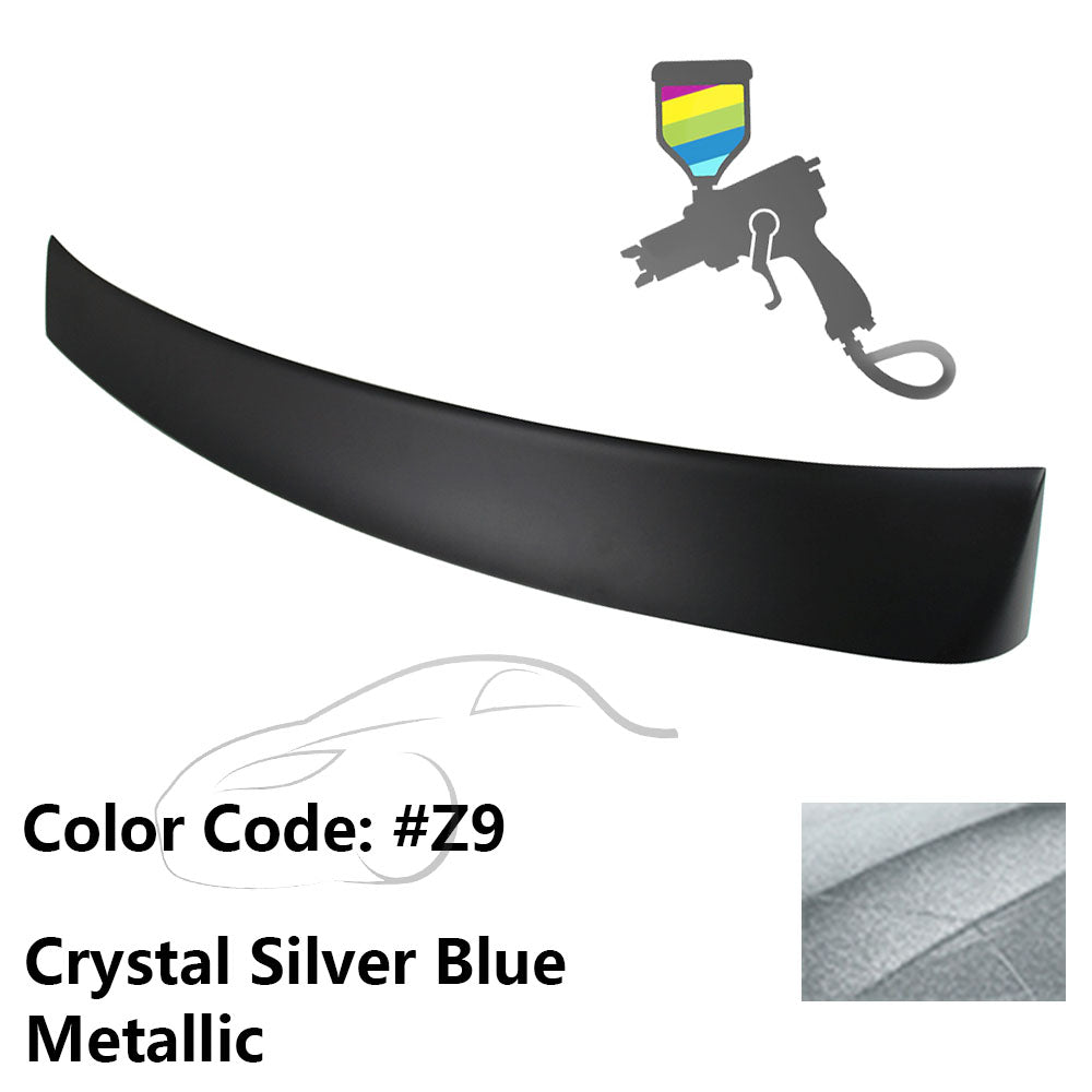 2010 - 2015 Hyundai Elantra OE Style Rear Roof Spoiler ABSPainted Z9 Crystal Silver Blue MetallicIkon Motorsports