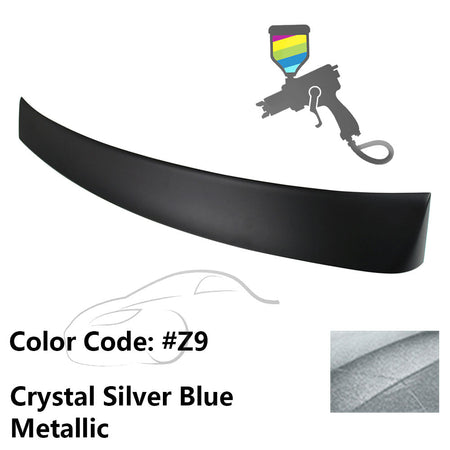 2010 - 2015 Hyundai Elantra OE Style Rear Roof Spoiler ABSPainted Z9 Crystal Silver Blue MetallicIkon Motorsports