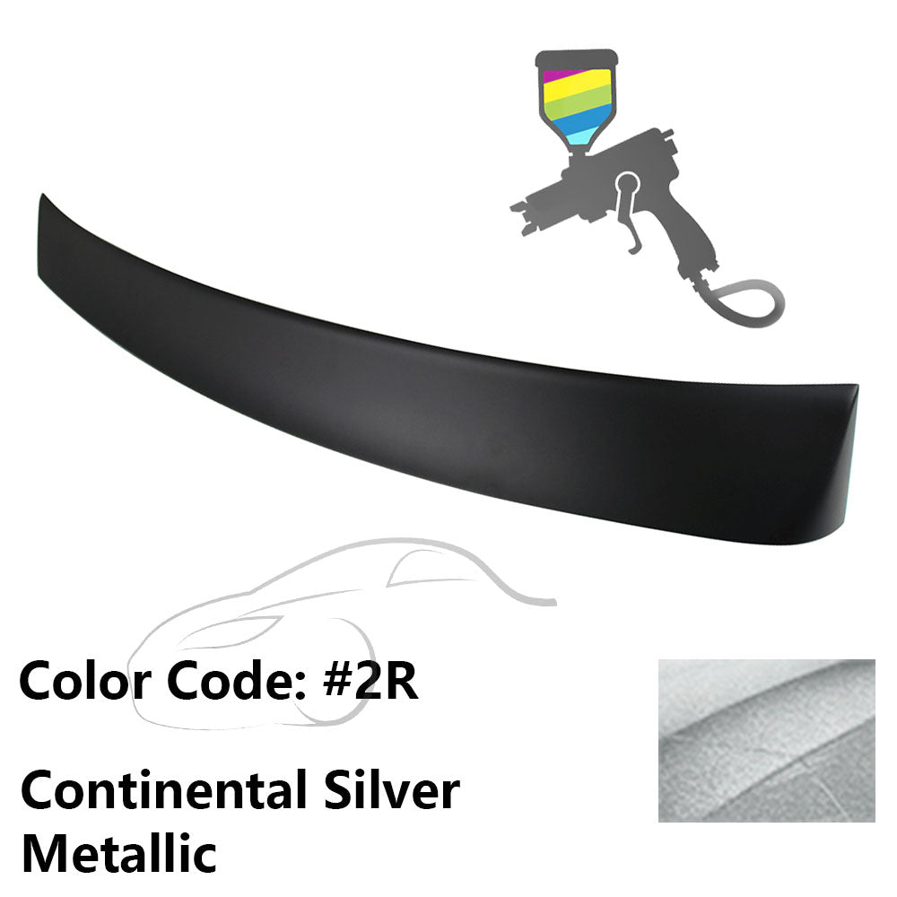 2010 - 2015 Hyundai Elantra OE Style Rear Roof Spoiler ABSPainted 2R Continental Silver MetallicIkon Motorsports