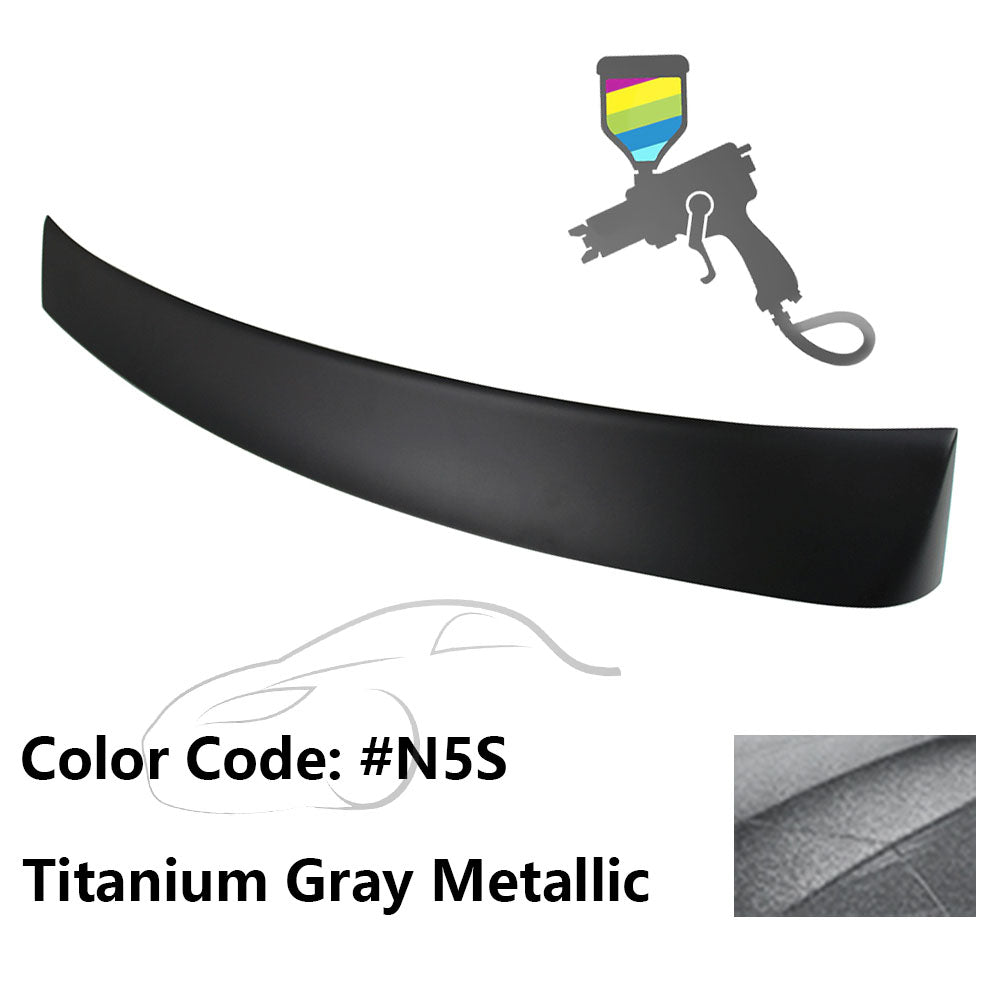 2010 - 2015 Hyundai Elantra OE Style Rear Roof Spoiler ABSPainted N5S Titanium Gray MetallicIkon Motorsports