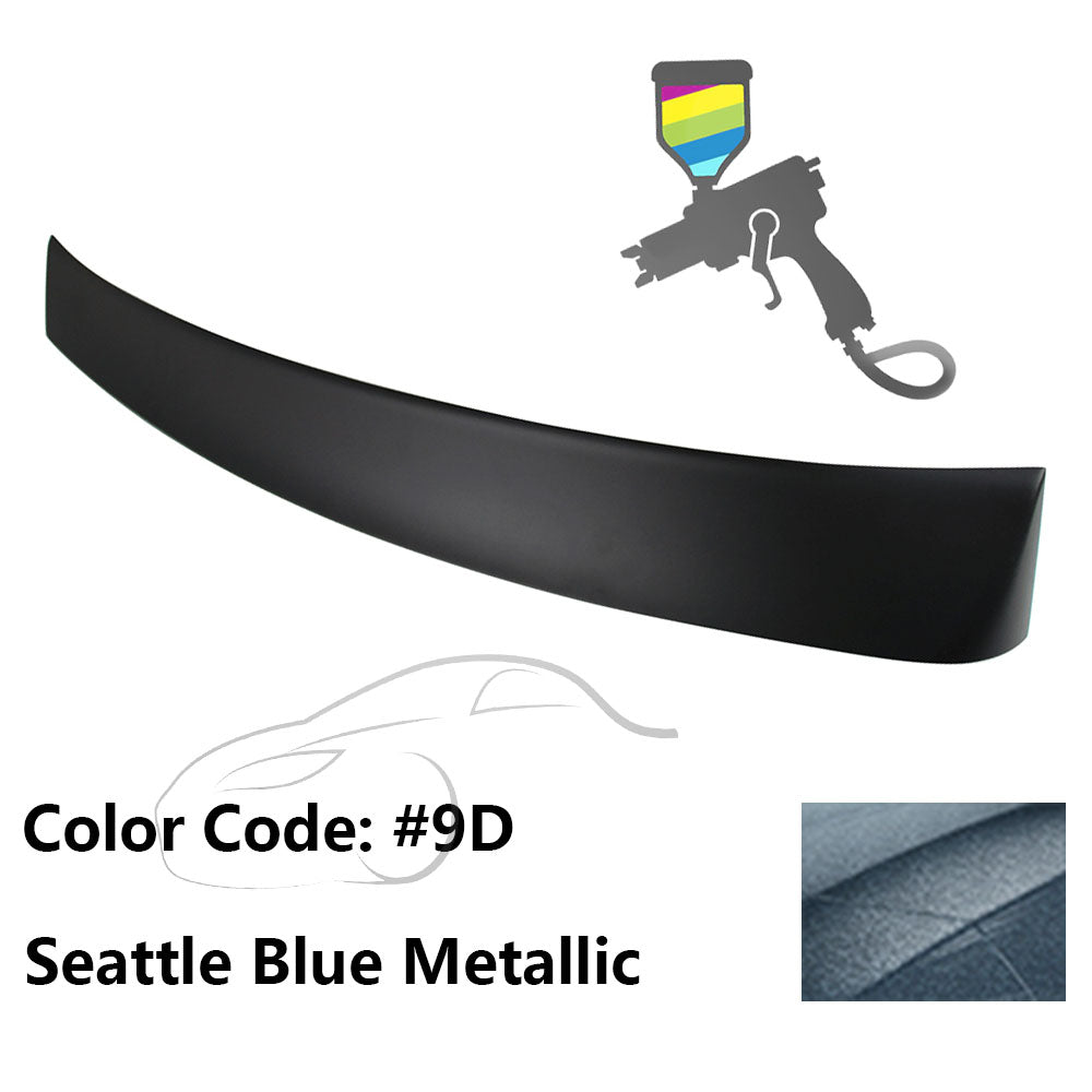 2010 - 2015 Hyundai Elantra OE Style Rear Roof Spoiler ABSPainted 9D Seattle Blue MetallicIkon Motorsports
