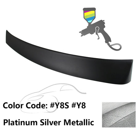 2010 - 2015 Hyundai Elantra OE Style Rear Roof Spoiler ABSPainted Y8S Platinum Silver MetallicIkon Motorsports