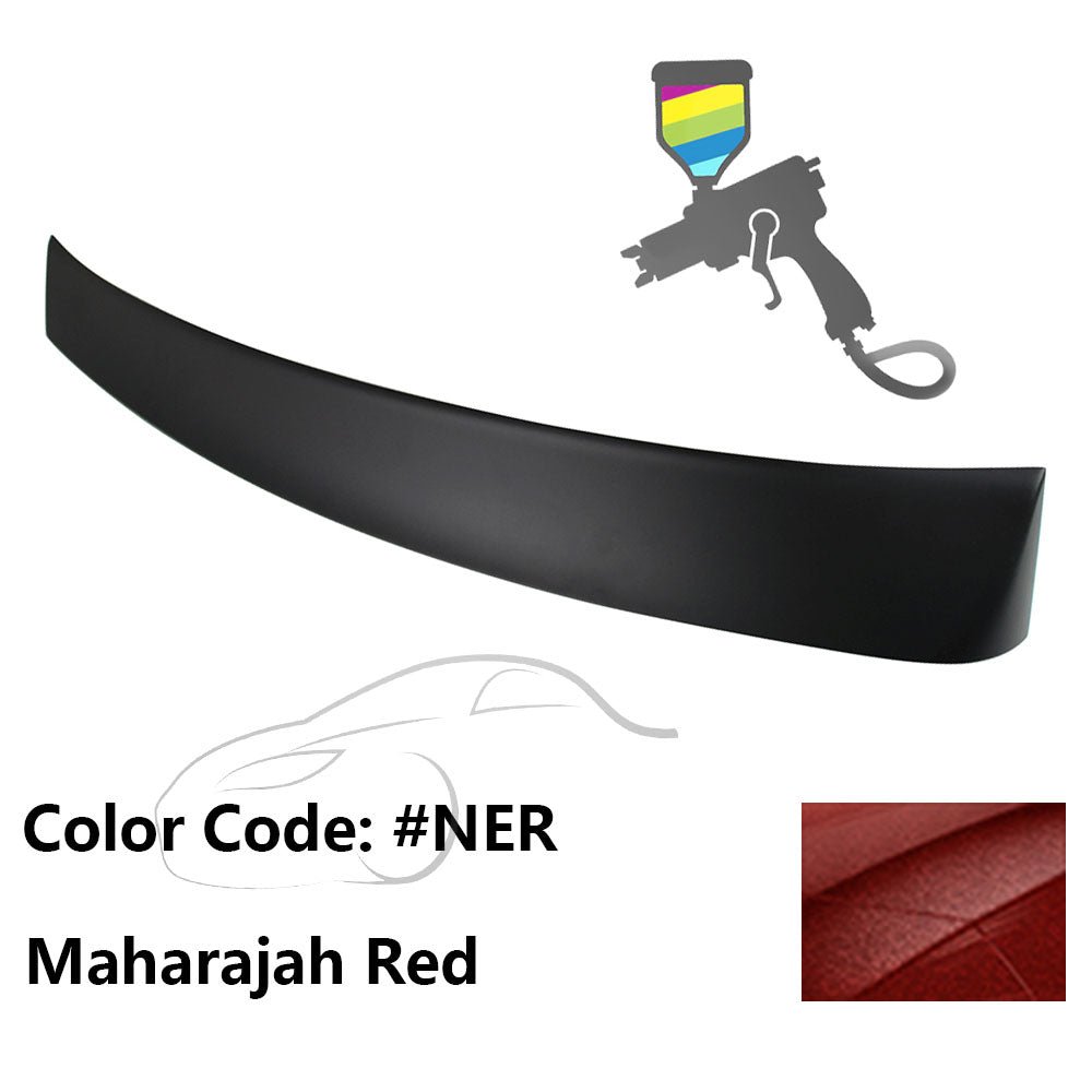 2010 - 2015 Hyundai Elantra OE Style Rear Roof Spoiler ABSPainted NER Maharajah RedIkon Motorsports
