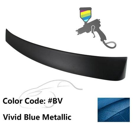 2010 - 2015 Hyundai Elantra OE Style Rear Roof Spoiler ABSPainted BV Vivid Blue MetallicIkon Motorsports