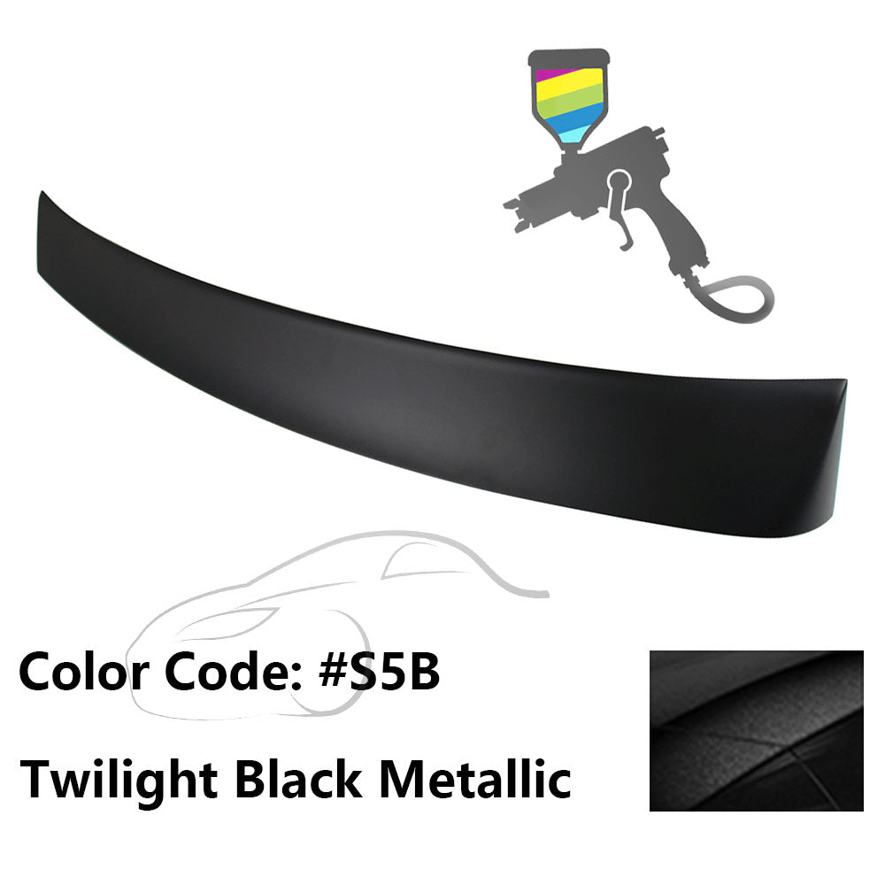 2010 - 2015 Hyundai Elantra OE Style Rear Roof Spoiler ABSPainted S5B Twilight Black MetallicIkon Motorsports