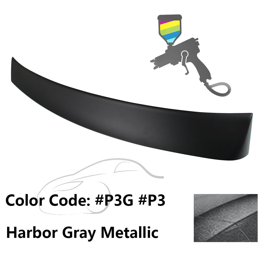 2010 - 2015 Hyundai Elantra OE Style Rear Roof Spoiler ABSPainted P3G Harbor Gray MetallicIkon Motorsports