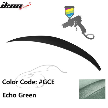 2010 - 2015 Hyundai Elantra OE Style Rear Trunk Spoiler ABSPainted GCE Echo GreenIkon Motorsports