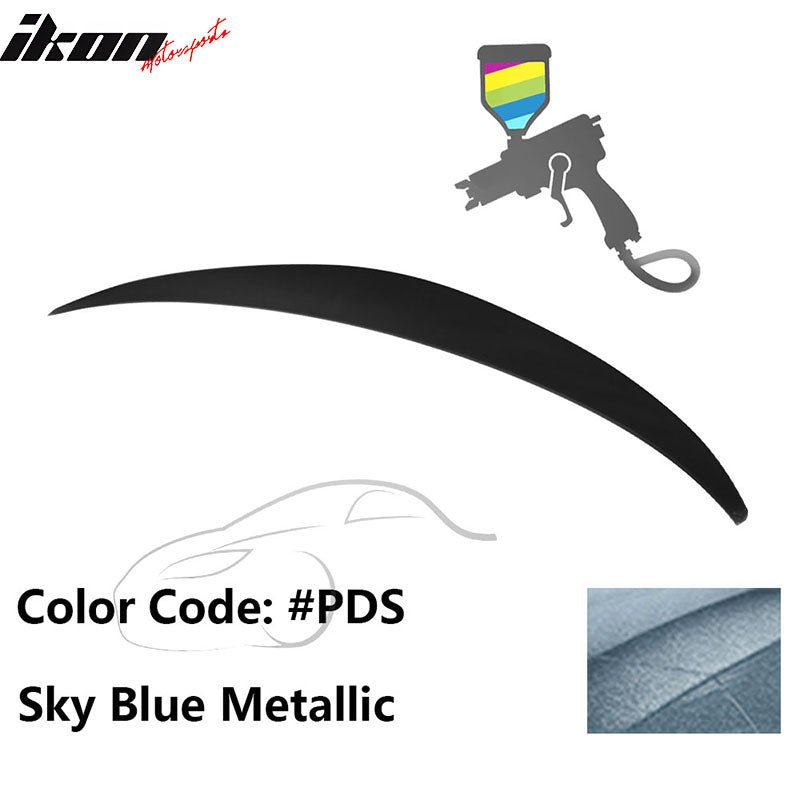 2010 - 2015 Hyundai Elantra OE Style Rear Trunk Spoiler ABSPainted PDS Sky Blue MetallicIkon Motorsports