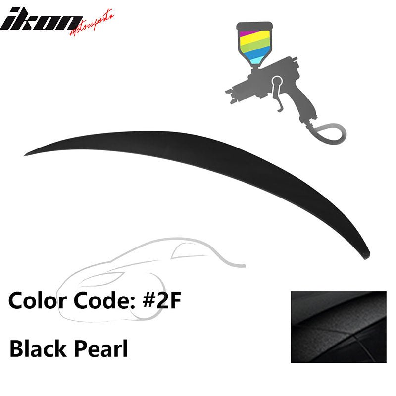 2010 - 2015 Hyundai Elantra OE Style Rear Trunk Spoiler ABSPainted 2F Black PearlIkon Motorsports