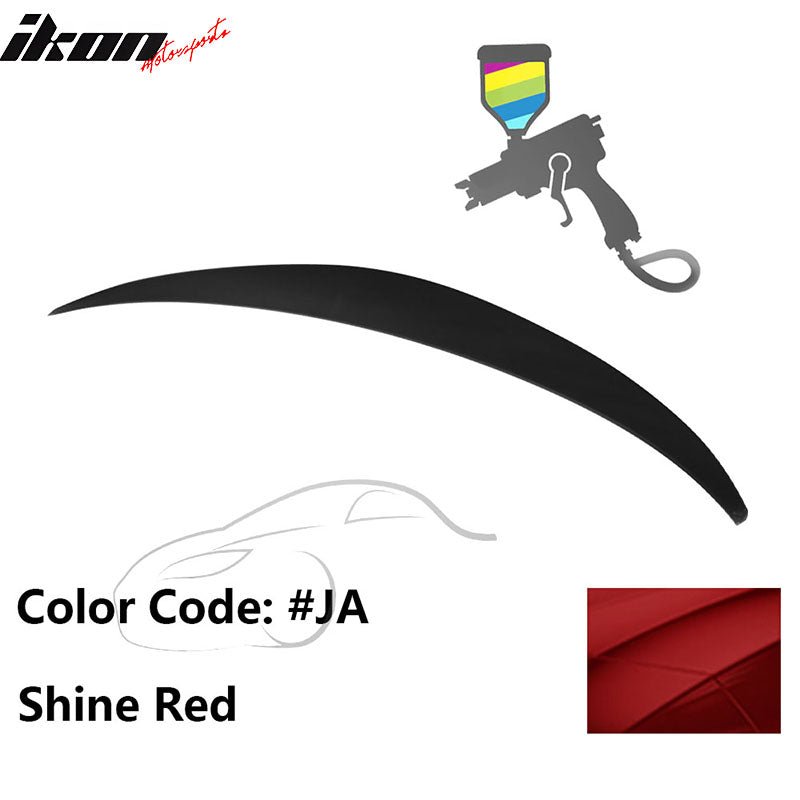 2010 - 2015 Hyundai Elantra OE Style Rear Trunk Spoiler ABSPainted JA Shine RedIkon Motorsports