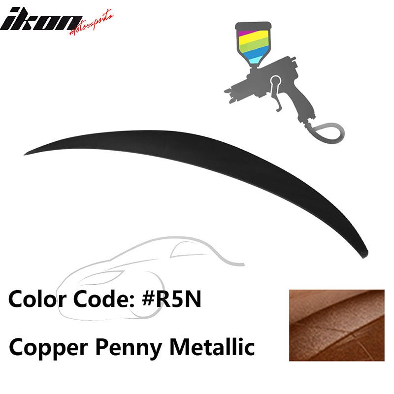 2010 - 2015 Hyundai Elantra OE Style Rear Trunk Spoiler ABSPainted R5N Copper Penny MetallicIkon Motorsports