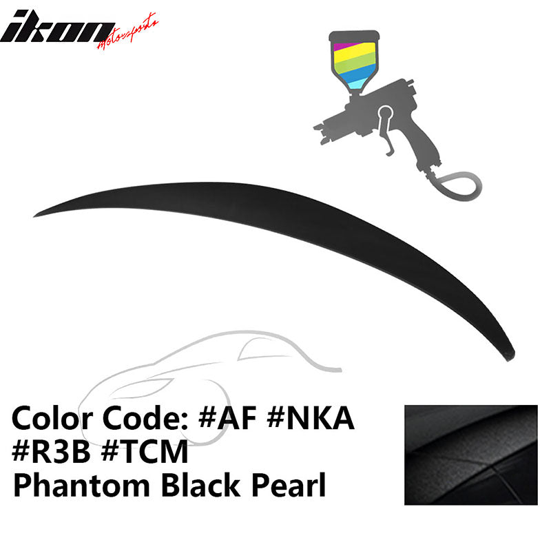 2010 - 2015 Hyundai Elantra OE Style Rear Trunk Spoiler ABSPainted AF Phantom Black PearlIkon Motorsports