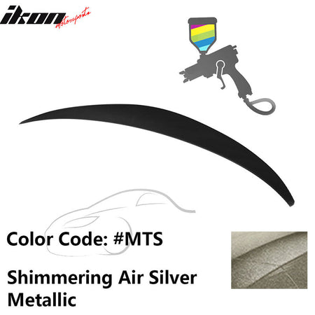 2010 - 2015 Hyundai Elantra OE Style Rear Trunk Spoiler ABSPainted MTS Shimmering Air Silver MetallicIkon Motorsports