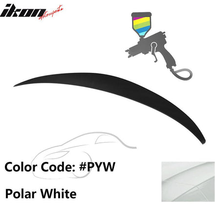 2010 - 2015 Hyundai Elantra OE Style Rear Trunk Spoiler ABSPainted PYW Polar WhiteIkon Motorsports