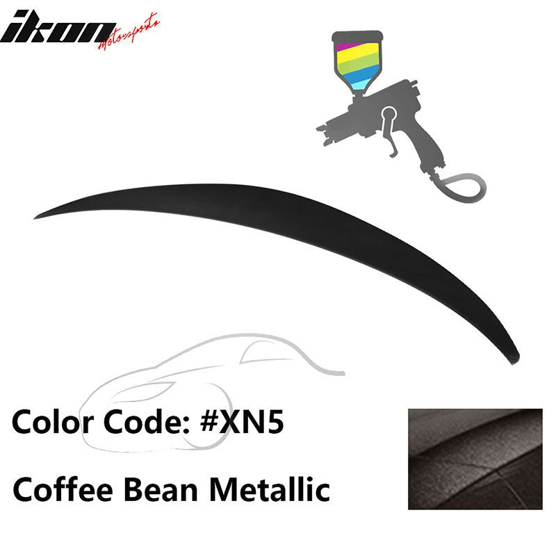 2010 - 2015 Hyundai Elantra OE Style Rear Trunk Spoiler ABSPainted XN5 Coffee Bean MetallicIkon Motorsports