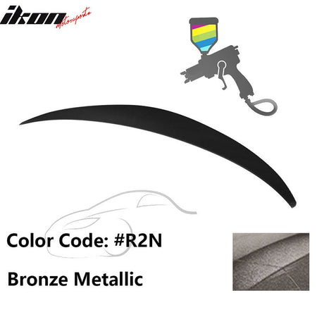 2010 - 2015 Hyundai Elantra OE Style Rear Trunk Spoiler ABSPainted R2N Bronze MetallicIkon Motorsports