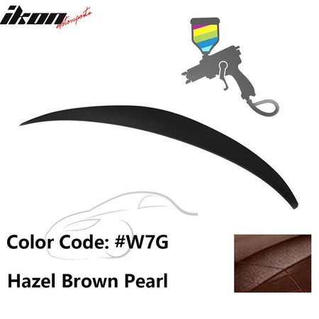 2010 - 2015 Hyundai Elantra OE Style Rear Trunk Spoiler ABSPainted W7G Hazel Brown PearlIkon Motorsports