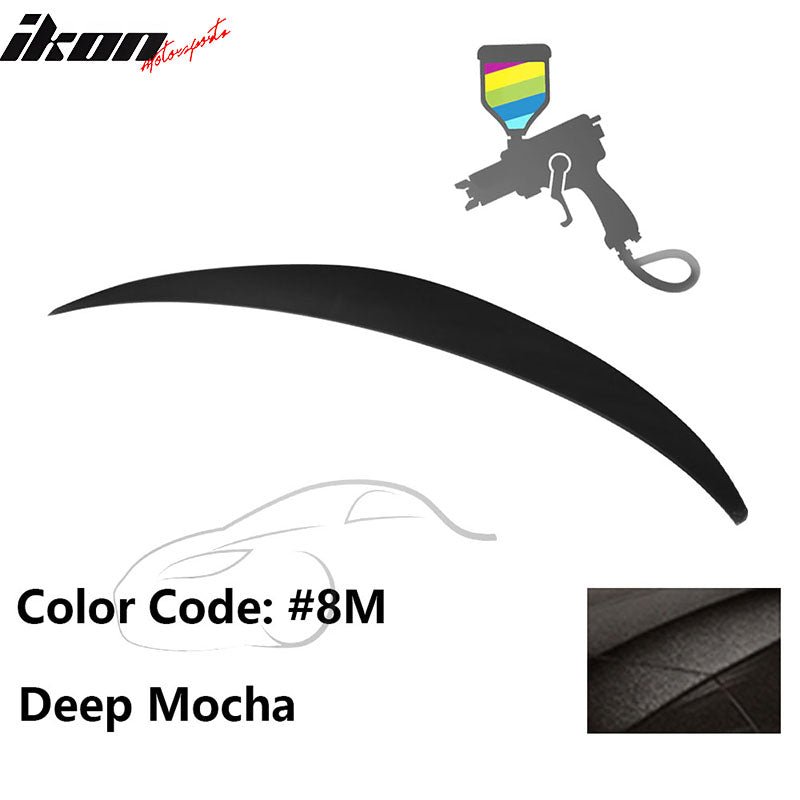 2010 - 2015 Hyundai Elantra OE Style Rear Trunk Spoiler ABSPainted 8M Deep MochaIkon Motorsports