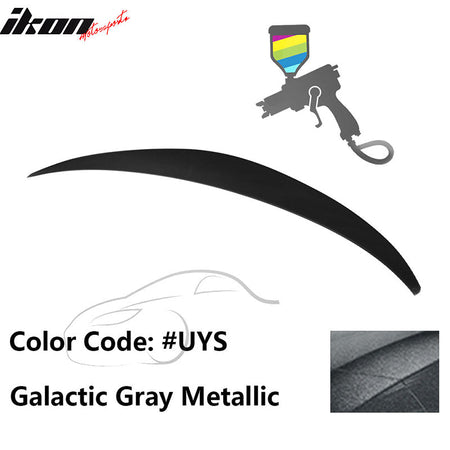 2010 - 2015 Hyundai Elantra OE Style Rear Trunk Spoiler ABSPainted UYS Galactic Gray MetallicIkon Motorsports