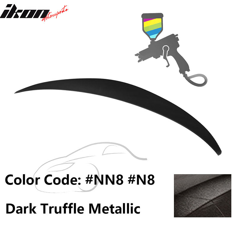 2010 - 2015 Hyundai Elantra OE Style Rear Trunk Spoiler ABSPainted NN8 Dark Truffle MetallicIkon Motorsports