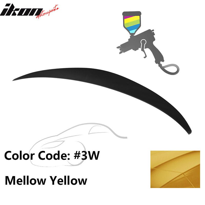 2010 - 2015 Hyundai Elantra OE Style Rear Trunk Spoiler ABSPainted 3W Mellow YellowIkon Motorsports