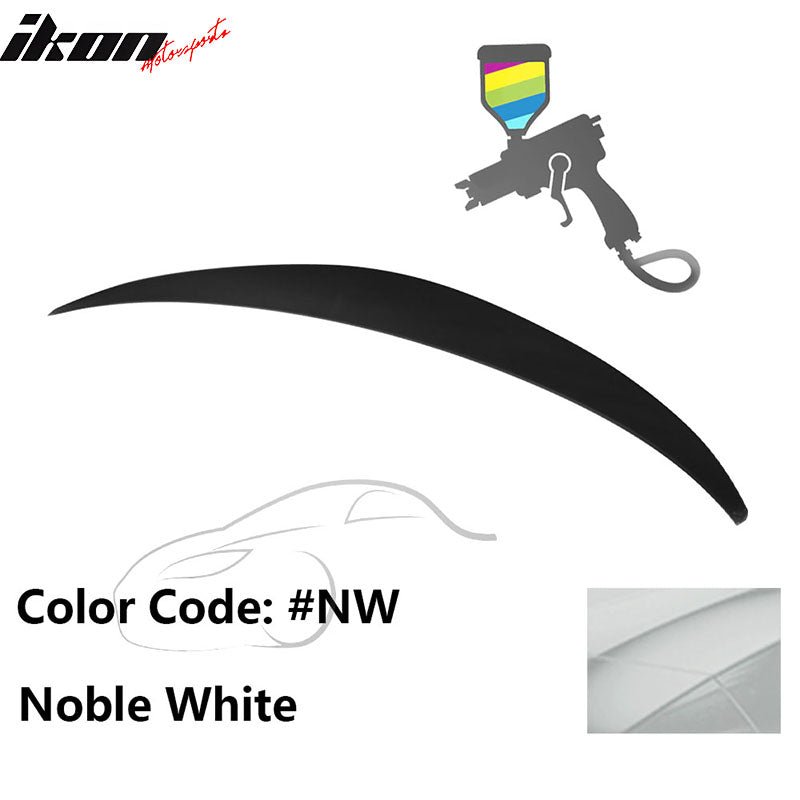 2010 - 2015 Hyundai Elantra OE Style Rear Trunk Spoiler ABSPainted NW Noble WhiteIkon Motorsports