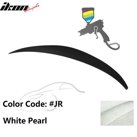 2010 - 2015 Hyundai Elantra OE Style Rear Trunk Spoiler ABSPainted JR White PearlIkon Motorsports