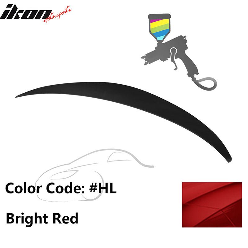 2010 - 2015 Hyundai Elantra OE Style Rear Trunk Spoiler ABSPainted HL Bright RedIkon Motorsports