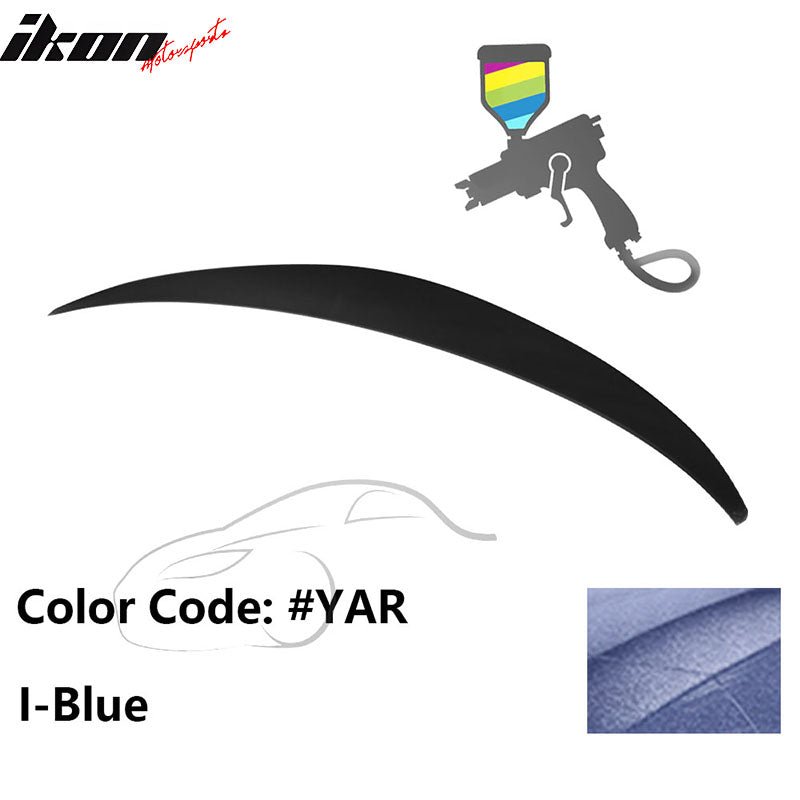 2010 - 2015 Hyundai Elantra OE Style Rear Trunk Spoiler ABSPainted YAR I - BlueIkon Motorsports