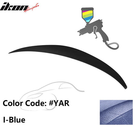 2010 - 2015 Hyundai Elantra OE Style Rear Trunk Spoiler ABSPainted YAR I - BlueIkon Motorsports