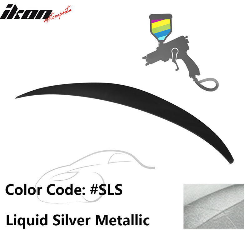 2010 - 2015 Hyundai Elantra OE Style Rear Trunk Spoiler ABSPainted SLS Liquid Silver MetallicIkon Motorsports