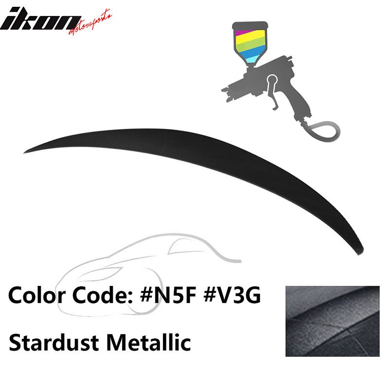 2010 - 2015 Hyundai Elantra OE Style Rear Trunk Spoiler ABSPainted N5F Stardust MetallicIkon Motorsports