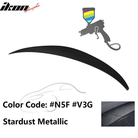 2010 - 2015 Hyundai Elantra OE Style Rear Trunk Spoiler ABSPainted N5F Stardust MetallicIkon Motorsports