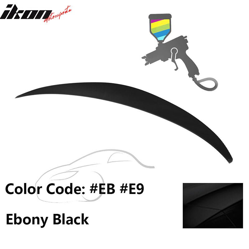 2010 - 2015 Hyundai Elantra OE Style Rear Trunk Spoiler ABSPainted EB Ebony BlackIkon Motorsports