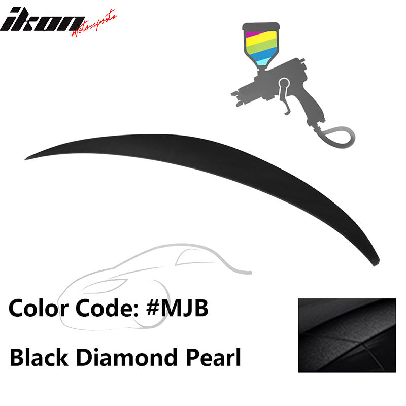 2010 - 2015 Hyundai Elantra OE Style Rear Trunk Spoiler ABSPainted MJB Black Diamond PearlIkon Motorsports