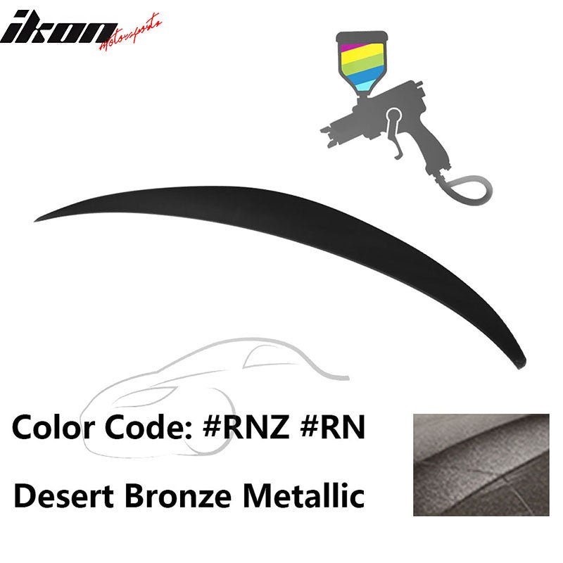 2010 - 2015 Hyundai Elantra OE Style Rear Trunk Spoiler ABSPainted RNZ Desert Bronze MetallicIkon Motorsports
